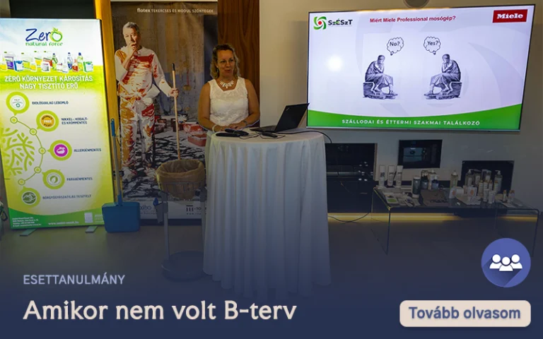 Amikor nem volt B-terv – és én lettem az